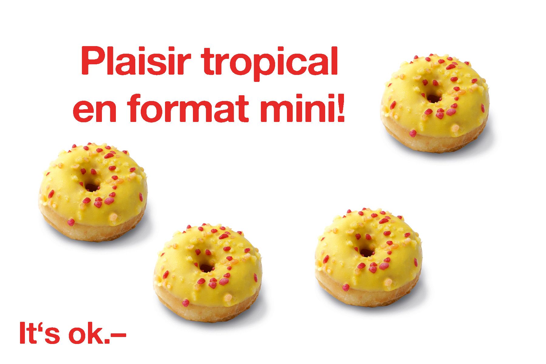 Nouveau. Mini-Donuts.