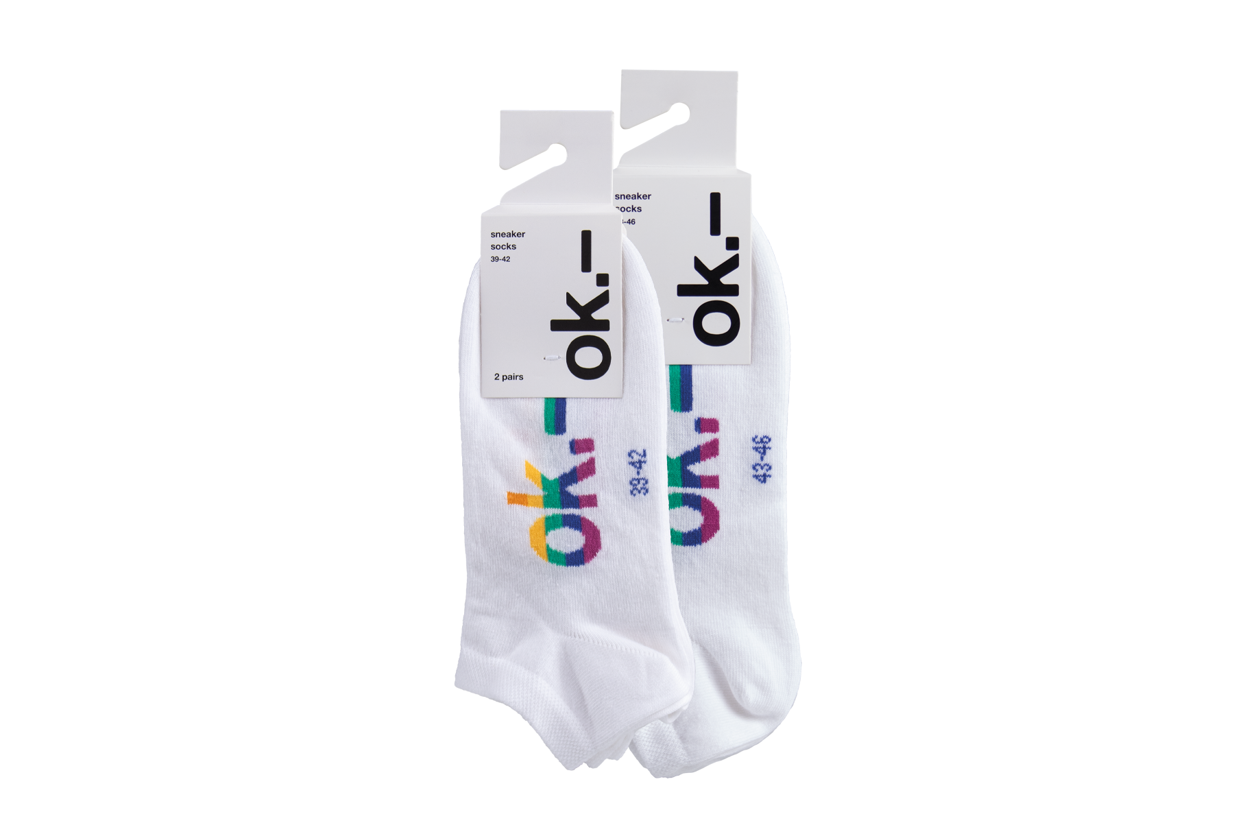 ok.– sneaker socks rainbow